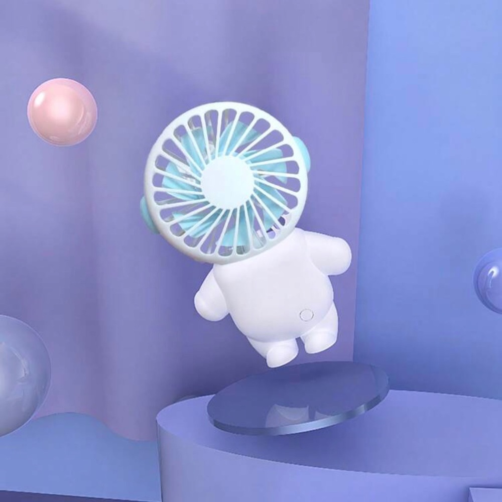 Astronaut Shaped Electric Fan and Phone Holder - NIB